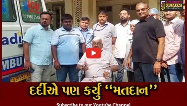 આણંદ : બ્રેઇન હેમરેજના ઓપરેશન બાદ દર્દીએ નિભાવી મતદાનની ફરજ, લોકો માટે બન્યા પ્રેરણારૂપ