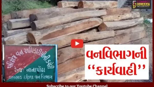 વલસાડ : મોટી વહિયાળ ગામેથી વન વિભાગે રૂ. 2.90 લાખના સાગી લાકડાનો જથ્થો ઝડપી લેતા પુષ્પરાજોમાં ફફડાટ…
