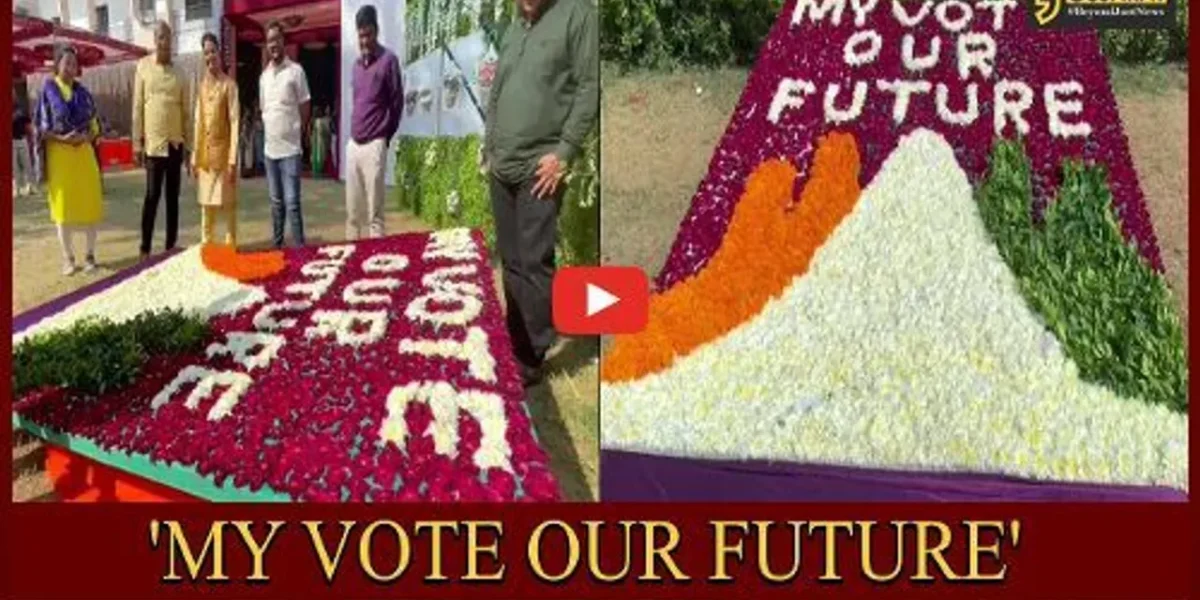 વડોદરા : પોતાના લગ્નપ્રસંગને લોકશાહીના મહાપર્વમાં પરીવર્તન કરી યુવાને મતદાન જાગૃતિનો સંદેશો ફેલાવ્યો…