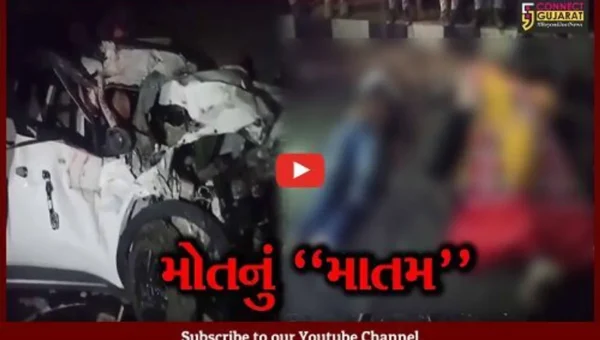 બનાસકાંઠા : રાણકપુર હાઇવે પર મોતનું “માતમ”, ટ્રેલર અને કાર વચ્ચે ગમખ્વાર અકસ્માતમાં 4 લોકોના મોત…