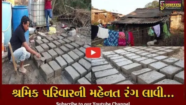 અંકલેશ્વર : સેંગપુરનો શ્રમિક પરિવાર પણ બનાવશે પોતાના સ્વપ્નનો મહેલ, જુઓ જાત મહેનતથી કેવા બનાવ્યા બ્લોક…