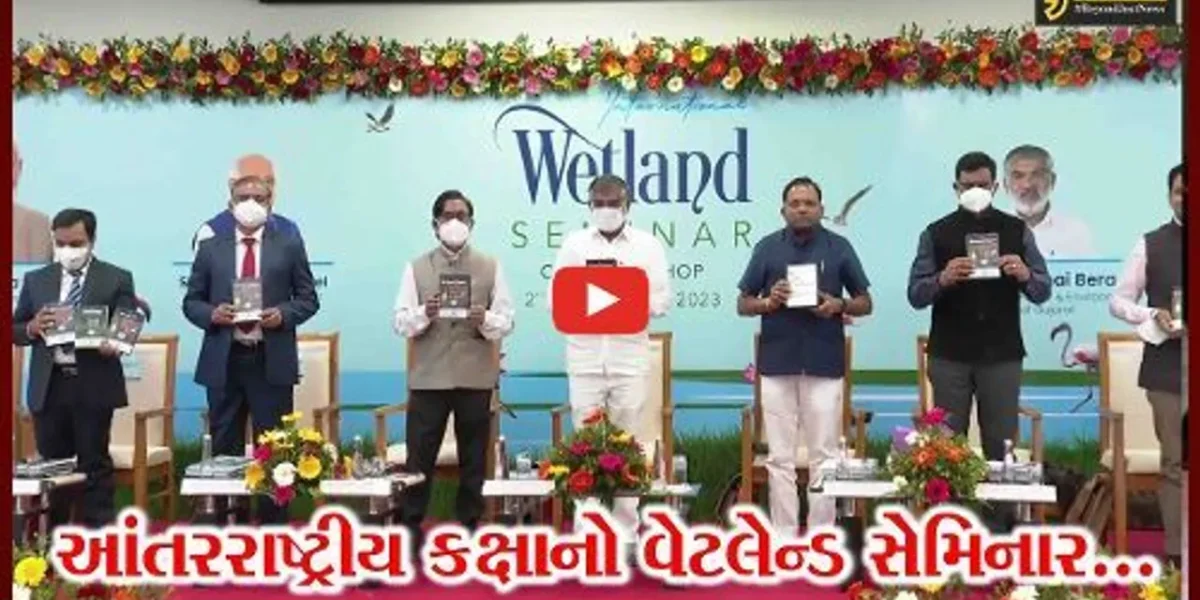 ગાંધીનગર : મહાત્મા મંદિર ખાતે આંતરરાષ્ટ્રીય કક્ષાના વેટલેન્ડ સેમિનાર-વર્કશોપનો પ્રારંભ…