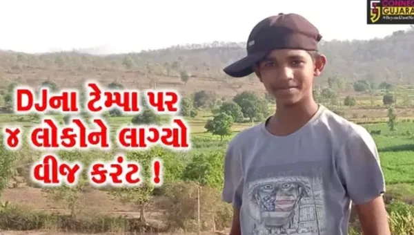 સુરત: માંડવીમાં DJના ટેમ્પા પરથી પસાર થતી વીજલાઇનને અડી જતા 4 લોકોને લાગ્યો કરંટ, કિશોરનું નિપજયુ મોત