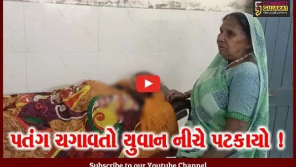 ભરૂચ: ઝઘડિયાના મોટા વાસણા ગામે પતંગ ચગાવતી વખતે યુવાન છાપરા પરથી નીચે પટકાયો, સારવાર અર્થે ખસેડાયો