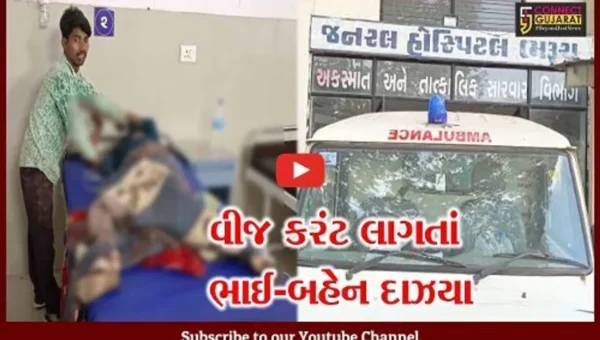 ભરૂચ : મકાન પર પાલખ બાંધી રહેલા ભાઈ-બહેનને લાગ્યો વીજ કરંટ, સારવાર અર્થે વડોદરા ખસેડાયા…