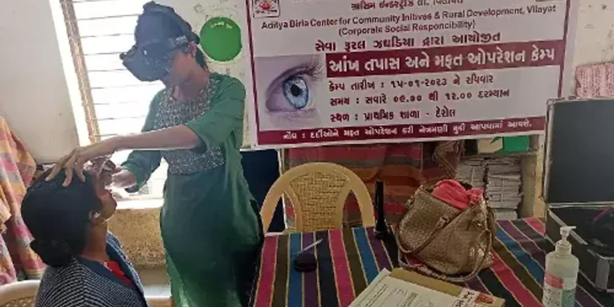 ભરૂચ: વિલાયતમાં આવેલ ગ્રાસિમ ઇન્ડસ્ટ્રીઝ દ્વારા નિઃશુલ્ક નેત્ર નિદાન કેમ્પનું દેરોલ ગામે આયોજન કરવામાં આવ્યું