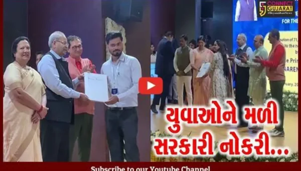 વડોદરા : રેલ્વે રાજ્ય મંત્રી દર્શના જરદોશના હસ્તે યુવાઓને પાક્કી નોકરીના નિયુક્તિ પત્રો એનાયત કરાયા…