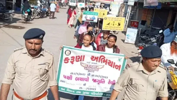 ભરૂચ : કરુણા અભિયાન અંતર્ગત જનજાગૃતિ અર્થે વાગરા વન વિભાગ દ્વારા રેલી યોજાય…