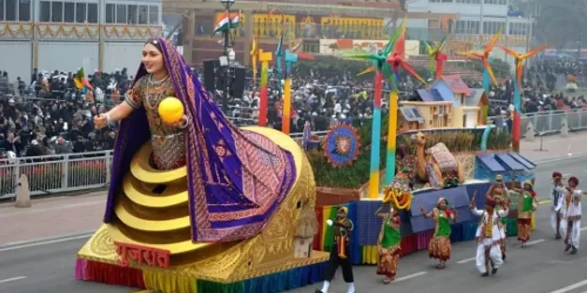 74મા ગણતંત્ર દિવસે રાષ્ટ્રીય પરેડની ટેબ્લોઝમાં ગુજરાતનો ટેબ્લો ”પીપલ્સ ચોઈસ એવોર્ડ”માં અવ્વલ ક્રમે…