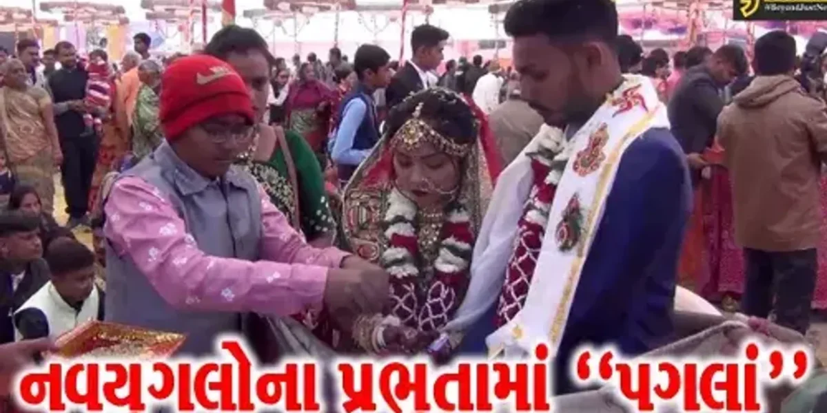 જામનગર : જરૂરિયાતમંદો વ્હારે આવ્યો સતવારા સમાજ, સમૂહ લગ્નોત્સવમાં 22 નવયુગલે પ્રભુતામાં પગલાં માંડ્યા