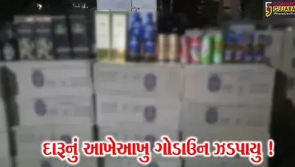 અંકલેશ્વર: GIDC વિસ્તારમાં વિદેશી દારૂનું આખેઆખુ ગોડાઉન ઝડપાયુ, રૂ.44 લાખથી વધુની કિમતનો દારૂનો જથ્થો જપ્ત