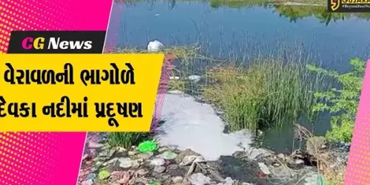ગીર સોમનાથ : વેરાવળની દેવકા નદીમાં પ્રદૂષણથી લોકોને આંખોમાં બળતરા, અતિશય દુર્ગંધની પણ ઉઠી ફરિયાદ…