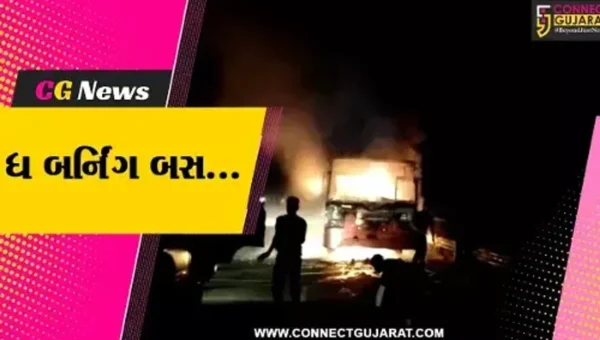 છોટાઉદેપુર : પુનિયાવાંટ ગામ નજીક એસટી બસમાં ફાટી નીકળી ભીષણ આગ, 25થી વધુ મુસાફરોનો આબાદ બચાવ