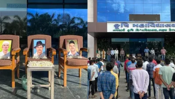 કૃષિ મહાવિદ્યાલય અને પોલીટેકનિક ઇન એગ્રીકલ્ચર ભરૂચ દ્વારા કેન્ડલ માર્ચ અને મૌન સભાનું આયોજન કરી વીર શહીદોને શ્રદ્ધાંજલિ પાઠવી