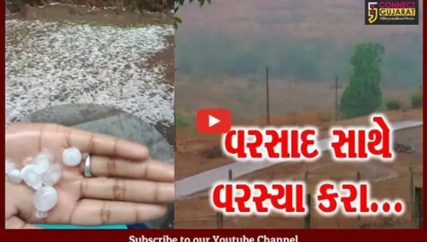 ફરી વરસ્યા કરા… : ગુજરાતના વાતાવરણમાં પલટો, કેટલાક વિસ્તારોમાં કરા પડતાં લોકોમાં કુતૂહલ…