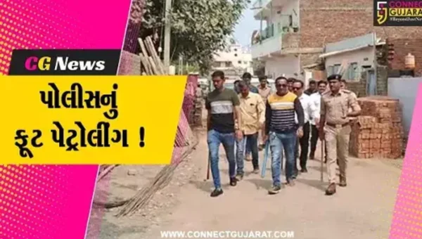 ભાવનગર: હોળી ધૂળેટીના પર્વ પર પોલીસ દ્વારા કરાયુ ફૂટ પેટ્રોલીંગ, અસામાજિક તત્વોમાં ફફડાટ