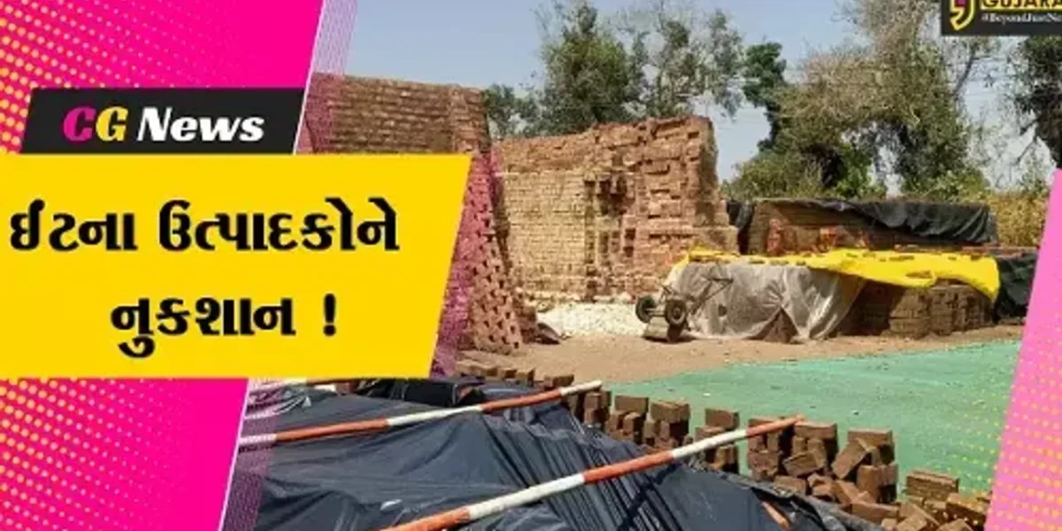 અમરેલી: કમોસમી વરસાદના કારણે ઈંટ ઉત્પાદકોને વ્યાપક આર્થિક નુકશાન,સરકાર સહાય ચુકવે એવી માંગ