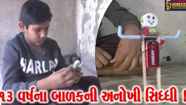 ભરૂચ: અંકલેશ્વરના 13 વર્ષીય બાળકે સૂઝબૂઝથી સ્પાઇડર રોબોટ બનાવ્યો, પ્રોજેકટ લોકોમાં બન્યો આકર્ષણનું કેન્દ્ર