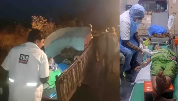 બળદગાડામાં ડિલીવરી કરાવી ગારીયાધારના પચ્છેગામની મહિલા માટે દેવદૂત સાબિત થતી ૧૦૮ સેવા