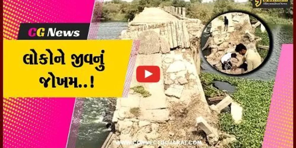 ભરૂચ : આમોદમાં ઢાઢર નદી પરનો આડ બંધ અતિ જર્જરિત, જીવના જોખમે અવર-જવર કરવા લોકો મજબુર