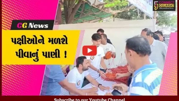 અંકલેશ્વર: એનિમલ લવર ગ્રુપ દ્વારા પક્ષીઓ માટે પીવાના પાણીના કુંડાનું વિતરણ કરાયુ