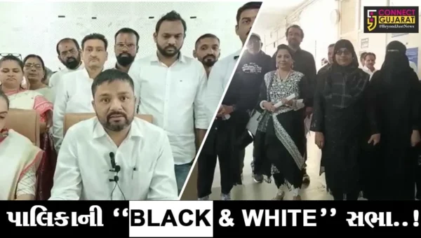 ભરૂચ : પાલિકાની “BLACK & WHITE” સામાન્ય સભા યોજાય, વેરા મુદ્દે વિપક્ષે કાળા કપડાં પહેરી નોંધાવ્યો વિરોધ..!