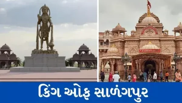 કિંગ ઓફ સાળંગપુર: 54 ફૂટ ઊંચી દાદાની વિરાટ પ્રતિમાનું ભવ્ય અનાવરણ કરાયું; 4 કિમી દૂરથી ભક્તોને થશે દાદાના દર્શન