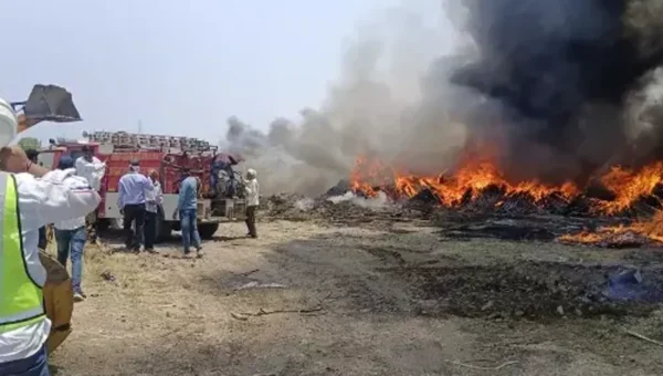 ભાવનગર : ગારીયાધારના મેસણકામાં સોલાર પેનલ ભરેલા એક મકાનમાં લાગી ભીષણ આગ, 3 કરોડની નુકશાનીનો અંદાજ