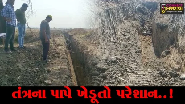 સાબરકાંઠા : ખેતર માલિકોની જાણ બહાર જ તંત્રએ કર્યા ખેતરમાં ઊંડા ખાડા, ખેડૂતોમાં રોષ…