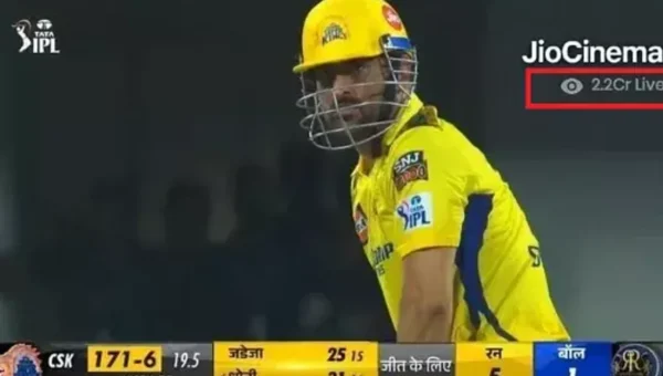 CSK vs RR : રાજસ્થાન સામે માહીની તોફાની ઈનિંગ, 2.2 કરોડ દર્શકોએ ડિજિટલ પ્લેટફોર્મ પર નિહાળી ધોનીની સિક્સરો..!