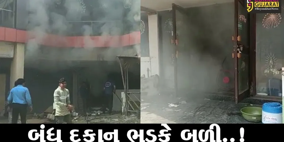 ભરૂચ : રંગોલી કોમ્પલેક્ષની બંધ દુકાનમાં ફાટી નીકળી આગ, ફાયર વિભાગ દોડ્યું…