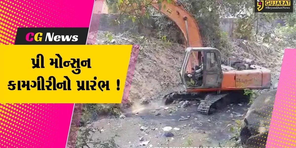 ભરૂચ: નગર સેવા સદન દ્વારા પ્રી મોન્સુન કામગીરી અંતર્ગત 27 કાંસની સાફ સફાઈ શરૂ કરાય