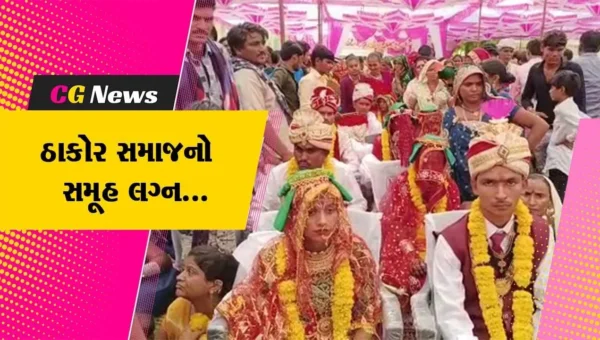 પાટણ : શ્રી વઢિયાર ક્ષત્રિય સમસ્ત ઠાકોર સમાજના 41મા સમૂહલગ્નમાં 30 નવયુગલોએ માંડ્યાં પ્રભુતામાં પગલાં…