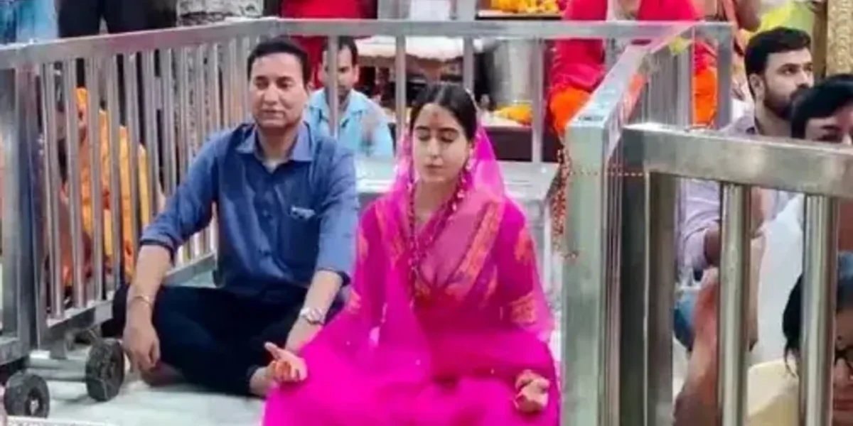 સારા અલી ખાને મહાકાલેશ્વર મંદિર ખાતે ભસ્મ આરતીનો લીધો લ્હાવો, શિવ ભક્તિમાં થઈ લીન…