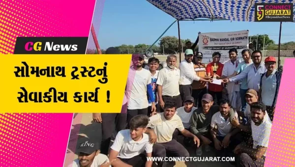 ગીર સોમનાથ: સોમનાથ ટ્રસ્ટ મુક બધિર ક્રિકેટ ટુર્નામેન્ટનું યજમાન બન્યું હતું,અનેક સુવિધાઓ આપવામાં આવી