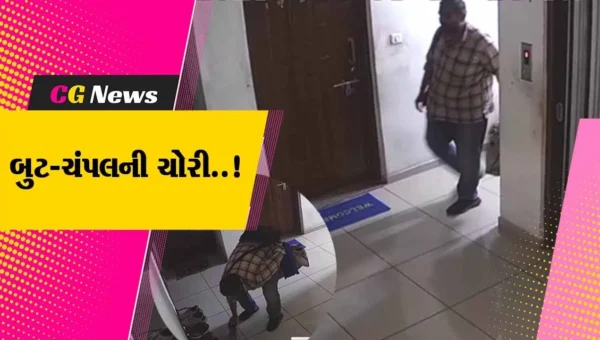 નવસારી : મકાન બહાર રહેલા બુટ-ચંપલની અજાણ્યા ઈસમે કરી ચોરી, તસ્કરની કરતૂત CCTVમાં કેદ…