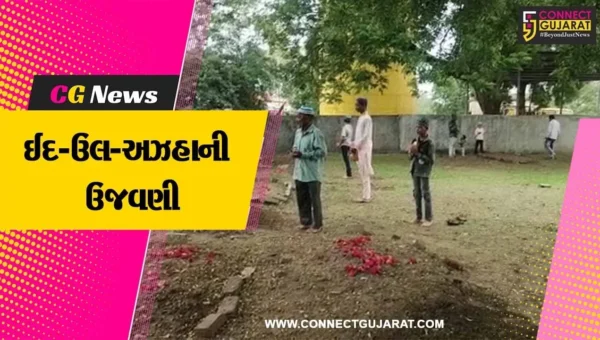 ભરૂચ : મુસ્લિમ બિરાદરો દ્વારા ઈદ-ઉલ-અઝહાની કરાય ઉજવણી,ઈદની નમાઝ અદા કરવામાં આવી