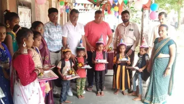 ભરૂચ: હાંસોટના ઇલાવની પ્રાથમિક શાળામાં કન્યા કેળવણી મહોત્સવની ઉજવણી