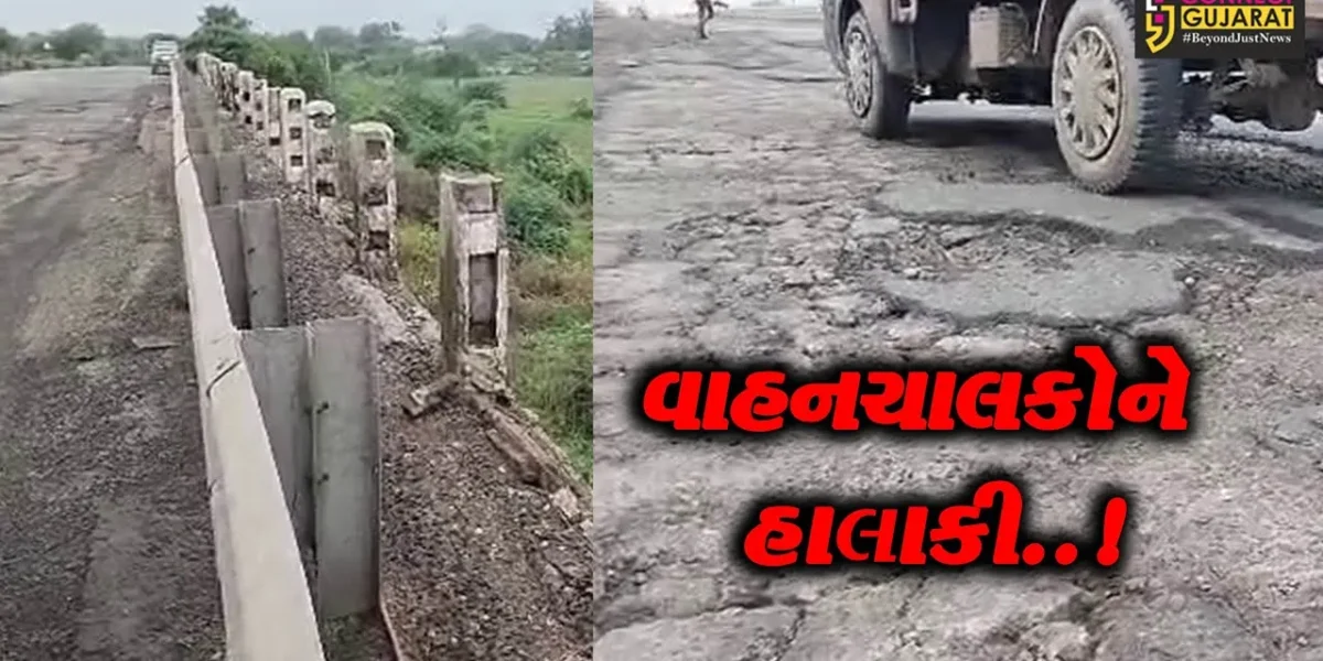 ભરૂચ : ચોમાસાના પ્રારંભે જ આમોદ નજીક ઢાઢર નદીનો પુલ બિસ્માર, વાહનચાલકોને હાલાકી વેઠવાનો વારો…