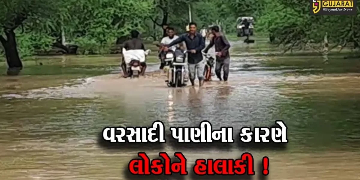 ભરૂચ:આમોદના કાંકરિયા-પુરસા ગામને જોડતા માર્ગ પર વરસાદી પાણી ફરી વળ્યા,ગ્રામજનોને ભારે હાલાકી