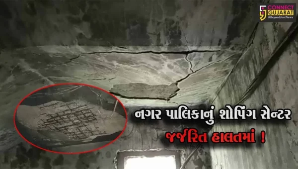 ભરૂચ: નગર સેવા સદનનું શોપિંગ સેન્ટર જર્જરિત હાલતમાં, વેપારીઓના માથે જીવનું જોખમ