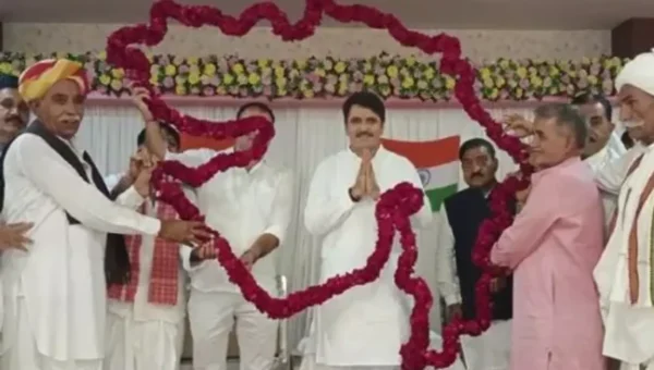 પાટણ : રાધનપુર ખાતે ગુજરાત વિધાનસભાના અધ્યક્ષ શંકર ચૌધરીનો સન્માન સમારોહ યોજાયો