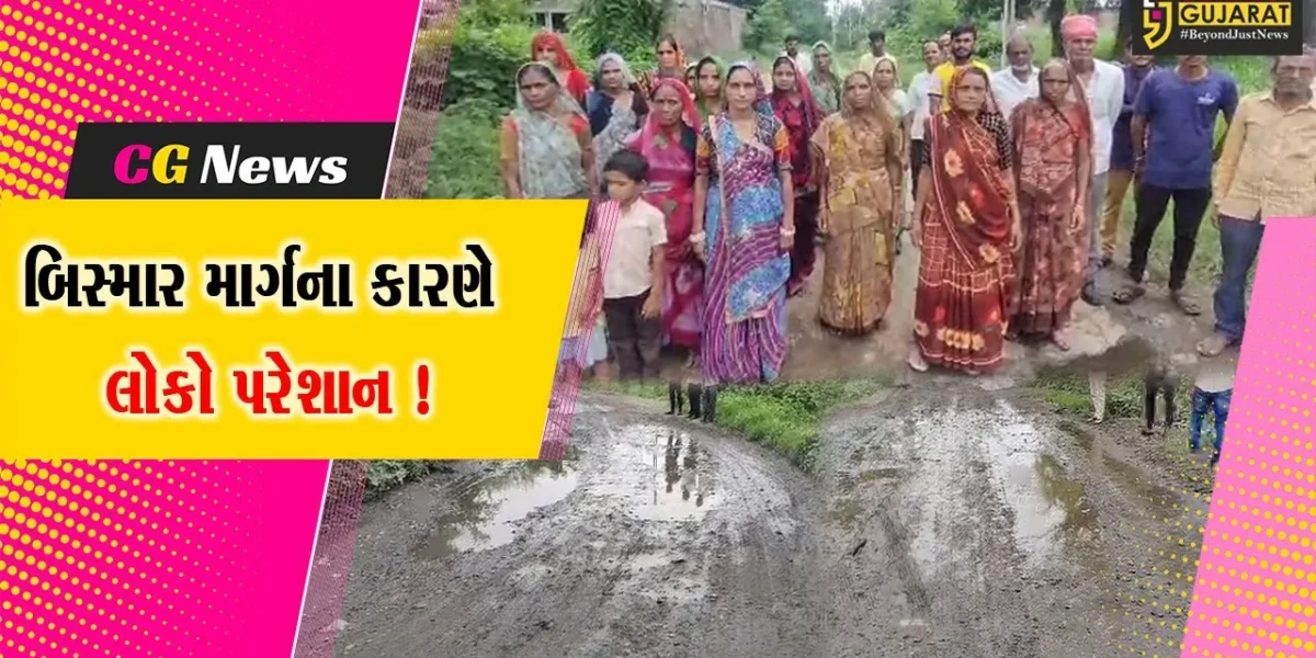 અરવલ્લી: ગાજણ ગામના લોકો રસ્તાની સમસ્યાથી ત્રાહિમામ, પાકા રસ્તાની કરી માંગ