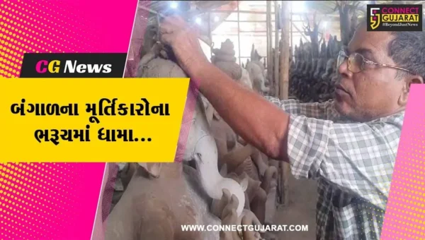 ભરૂચ : પશ્ચિમ બંગાળના મૂર્તિકારો શ્રીજીની ઇકો ફ્રેન્ડલી પ્રતિમાના સર્જનમાં બન્યા વ્યસ્ત…