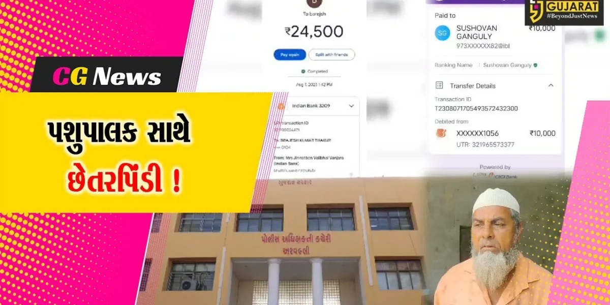 અરવલ્લી: ભેંસો ખરીદવાની લાલચ આપી ગઠીયાએ ખેડૂત પાસેથી રૂપિયા 1.25 લાખ ખંખેરી લીધા,પોલીસ ફરિયાદ નોંધાય