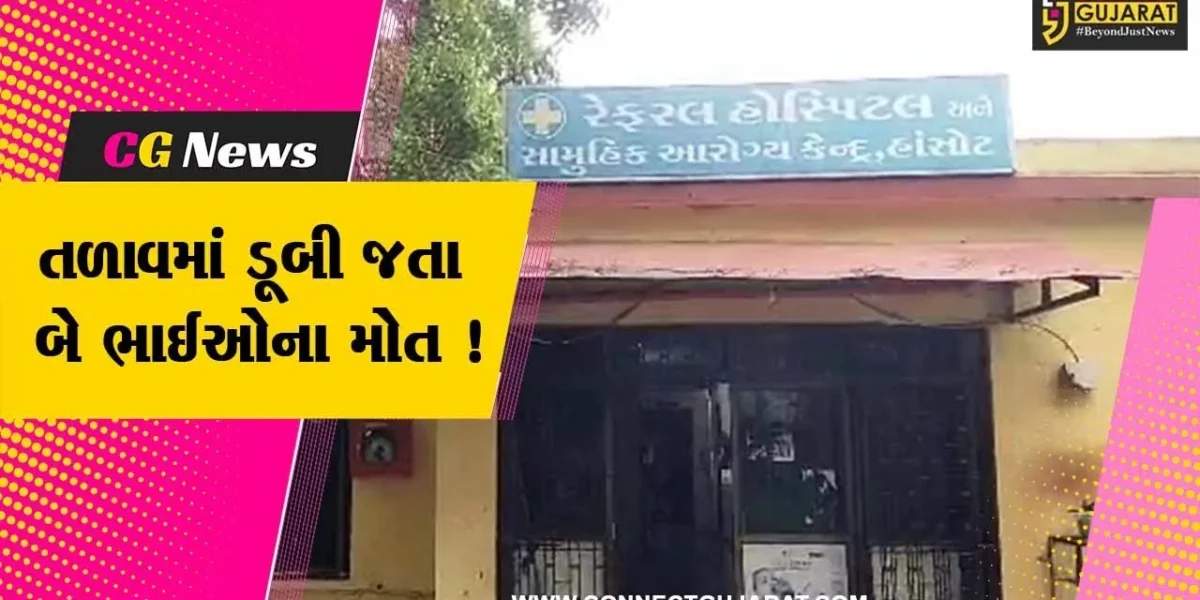ભરૂચ: હાંસોટની પંડવાઈ સુગર ફેકટરીના તળાવમાં ડૂબી જતાં બે સગા ભાઈના મોત, પોલીસે તપાસ શરૂ કરી