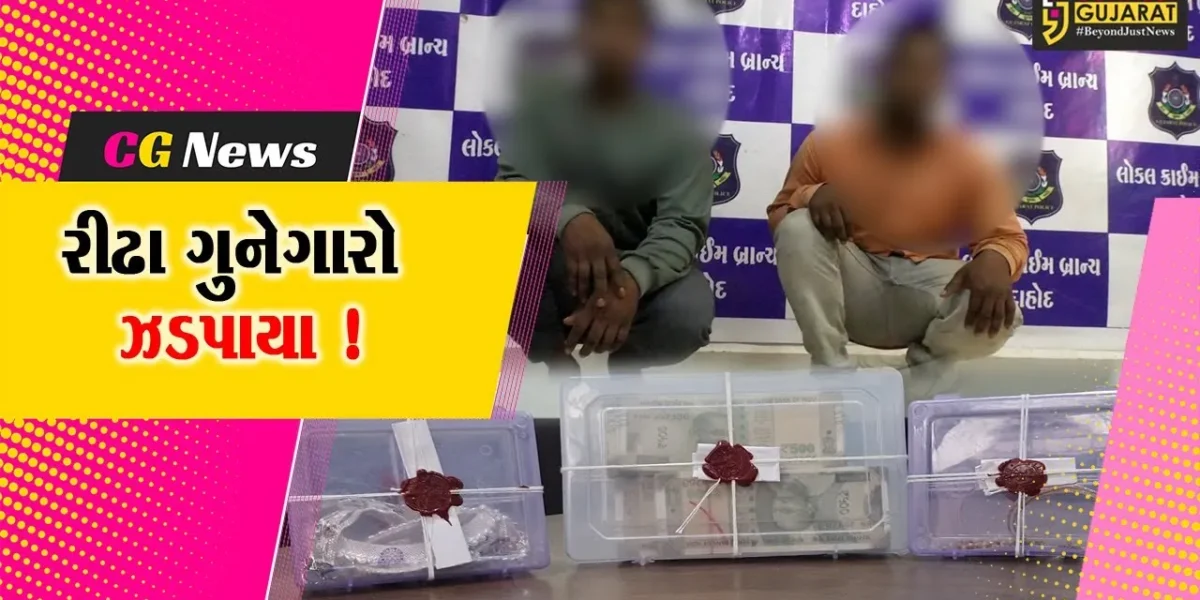 દાહોદ: ક્રાઇમ બ્રાન્ચે વિવિધ જીલ્લામાં ચોરીના ગુનાને અંજામ આપનાર 2 આરોપીની કરી ધરપકડ