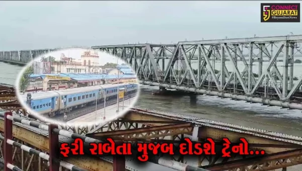 ભરુચ : 12 કલાકથી ઠપ થયેલો ટ્રેન વ્યવહાર ફરી સલામત ગતિએ શરૂ કરાયો, 1.24 લાખ લોકોને ભોગવવી પડી હાલાકી..