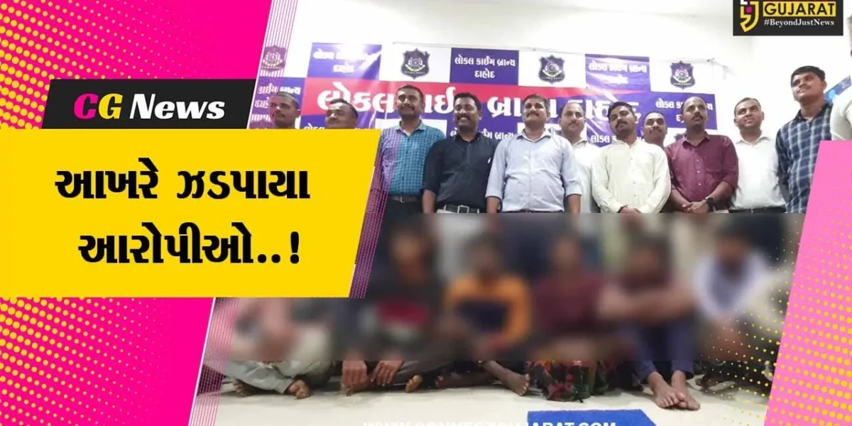 દાહોદ : લૂંટ-ધાડ અને ઘરફોડ ચોરીને અંજામ આપી વર્ષોથી નાસતા ફરતા 9 આરોપીઓને LCB પોલીસે કર્યા ઝબ્બે…