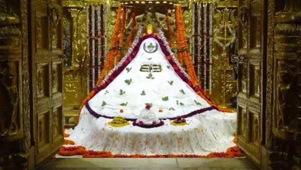 શ્રાવણ અમાસ પર સોમનાથ મહાદેવને કરવામાં આવ્યો અમરનાથ દર્શન શ્રૃંગાર
